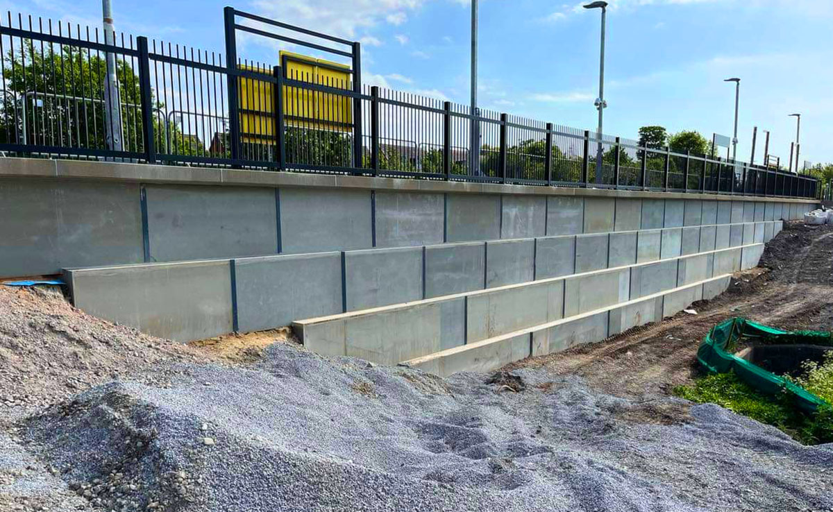 Headbolt Lane Embankment Stabilisation and Finished Platform (EPS) by Megatech Projects Ltd