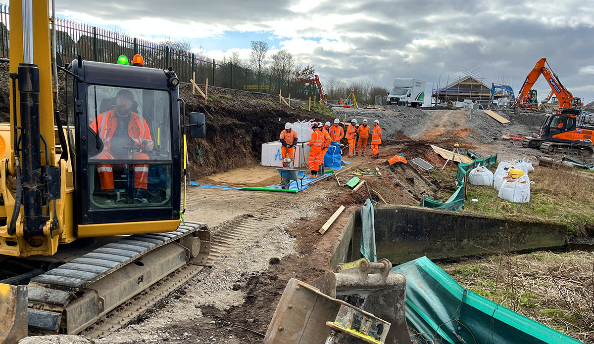 Headbolt Lane Embankment Stabilisation and Finished Platform (EPS) by Megatech Projects Ltd